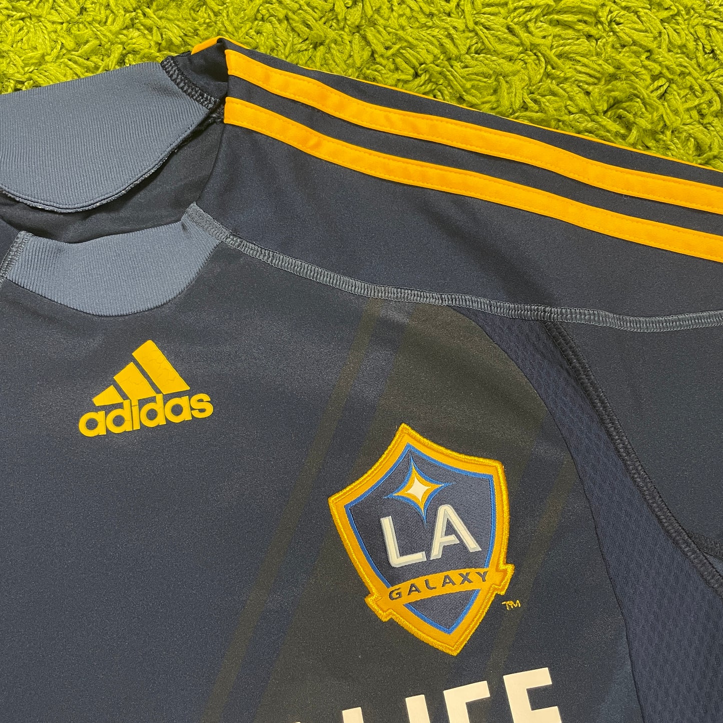 Adidas LA Galaxy Beckham Trikot blau Größe M 2008 2009