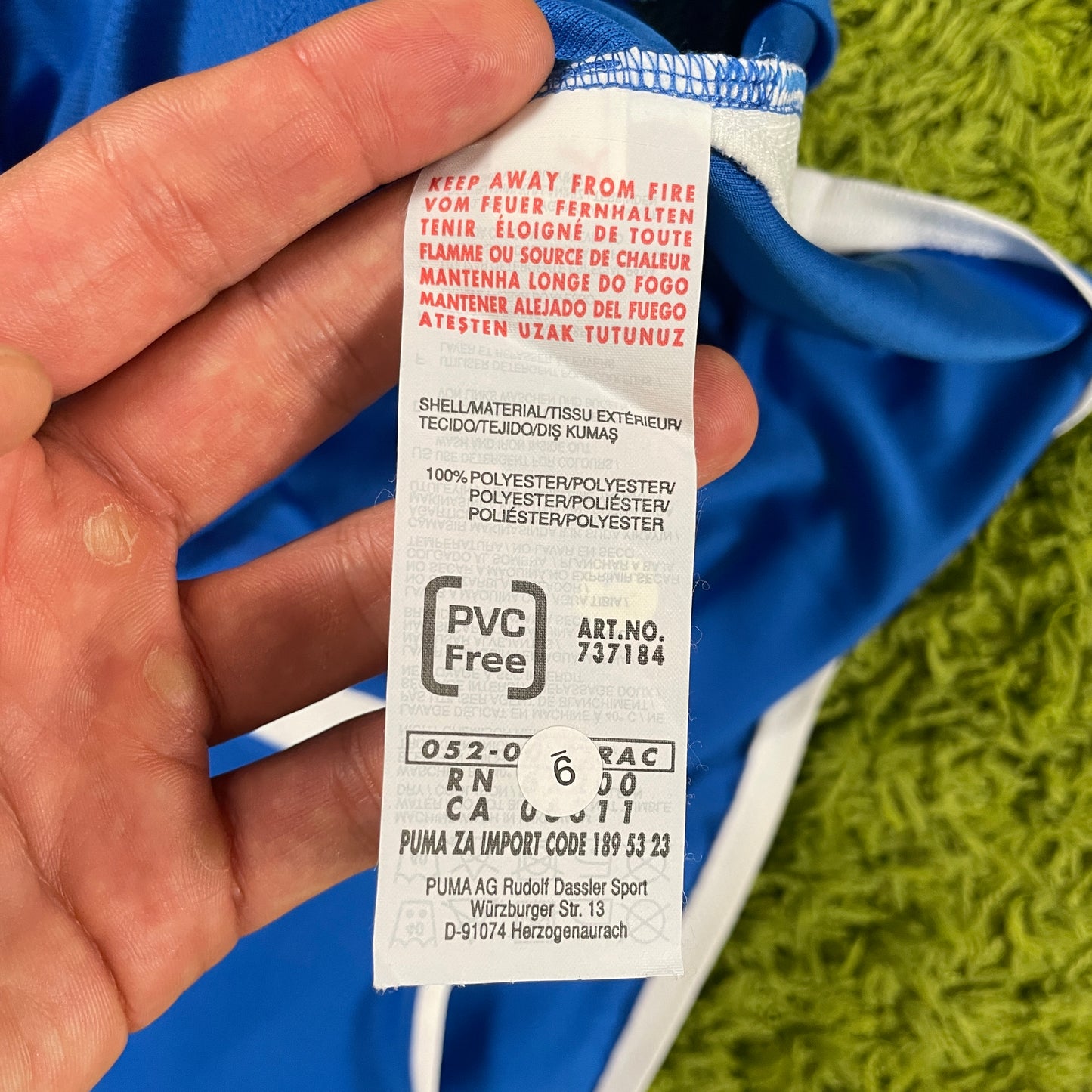 Puma TSG Hoffenheim 1899 Ibisevic Trikot blau Größe L 2009 2010