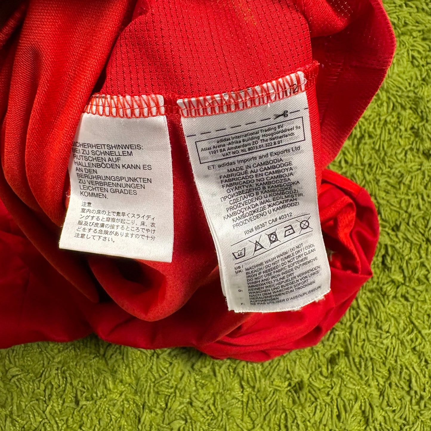 Adidas FC Bayern München Lewandowski Trikot rot Größe L 2018 2019