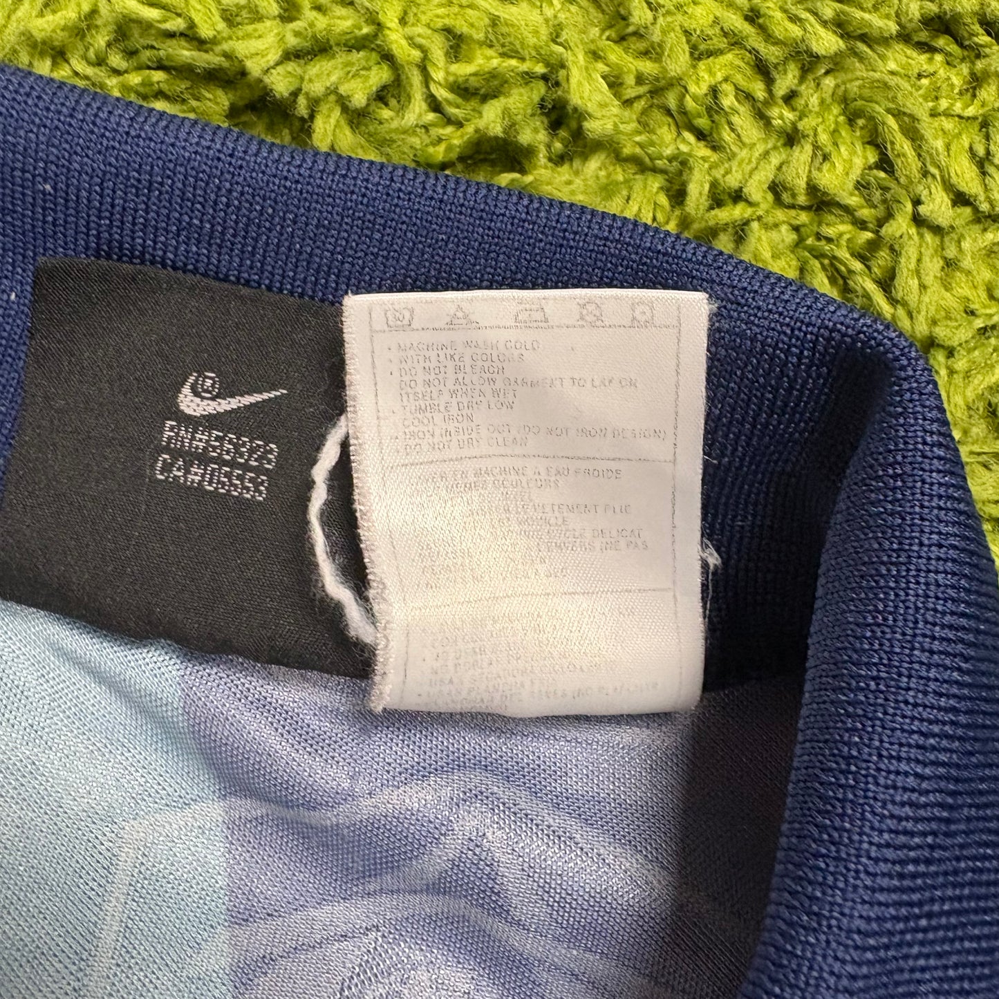 Nike Arsenal FC Bergkamp Trikot blau Größe L 1994 1995