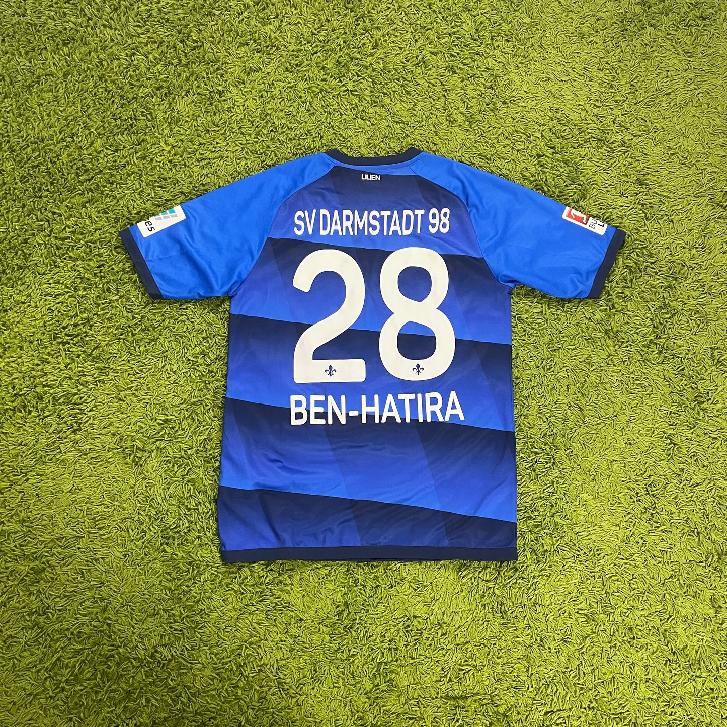 Jako SV Darmstadt Ben Hatira Trikot blau Größe L 2016 2017