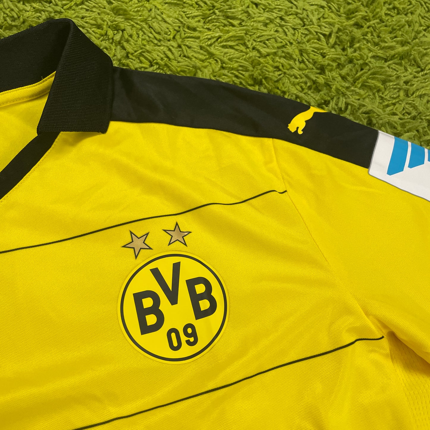 Puma BVB Borussia Dortmund Stankovic Trikot gelb Größe L 2015 2016