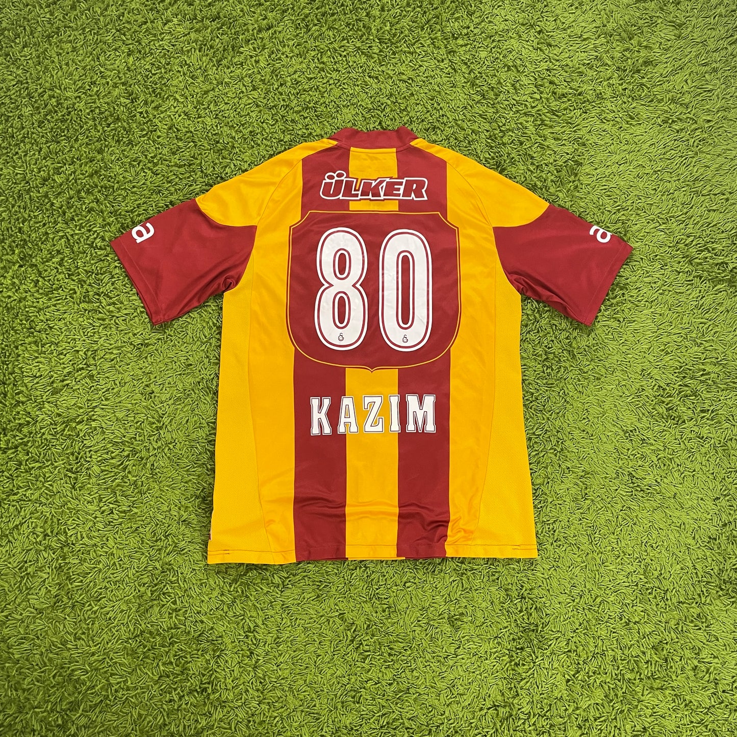 Adidas Galatasaray SK Kazim Kazim Richards Trikot rot Größe XL 2010 2011 Ali Sami Yen