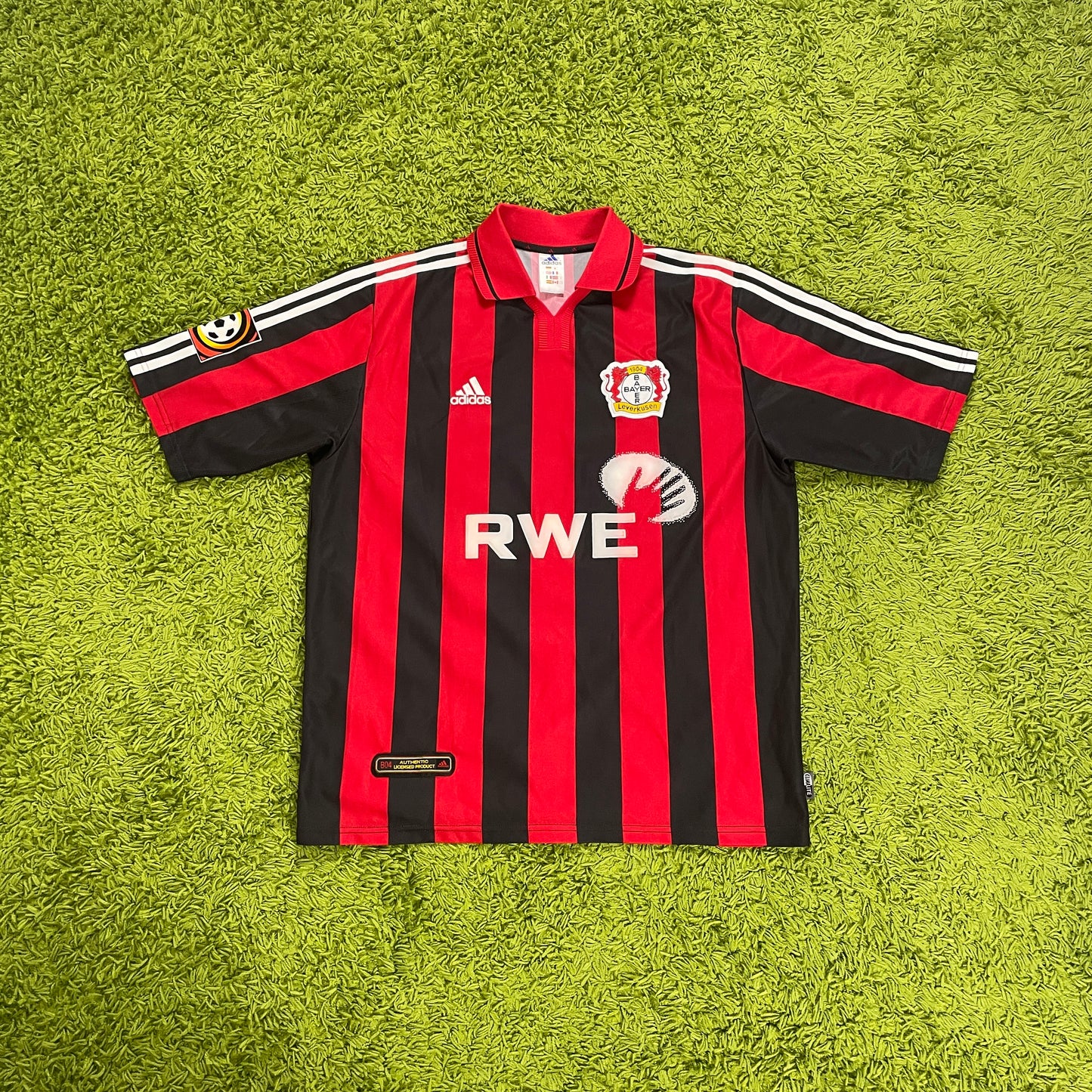 Adidas Bayer 04 Leverkusen Bastürk Trikot rot Größe XL 2001 2002
