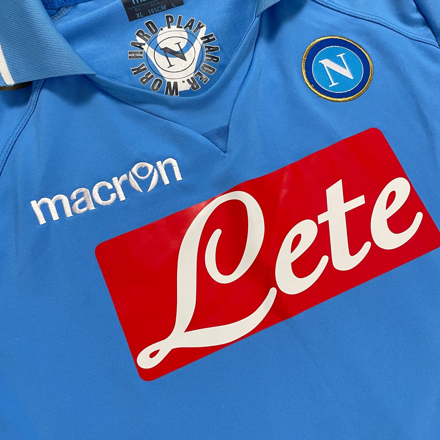 Macron SSC Neapel Inler Trikot blau Größe XL 2011 2012