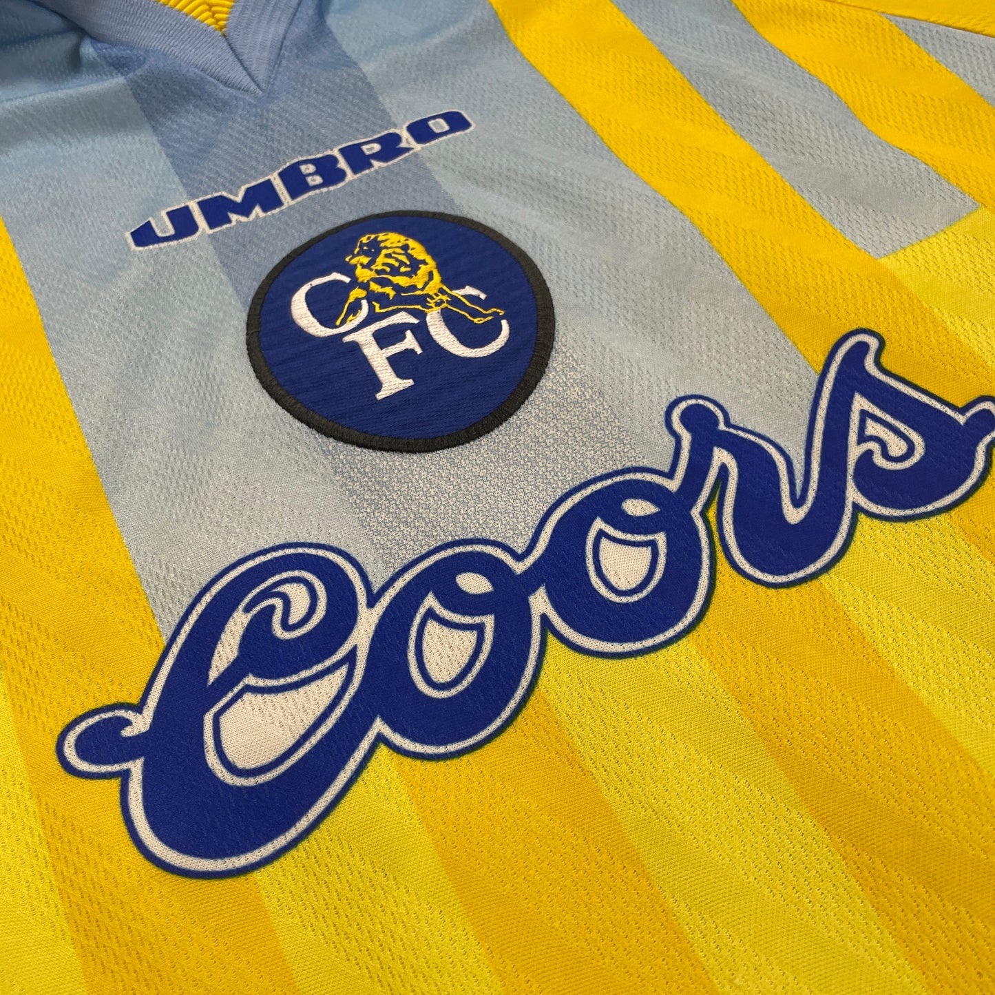 Umbro Chelsea FC Trikot gelb Größe XL 1996 1997