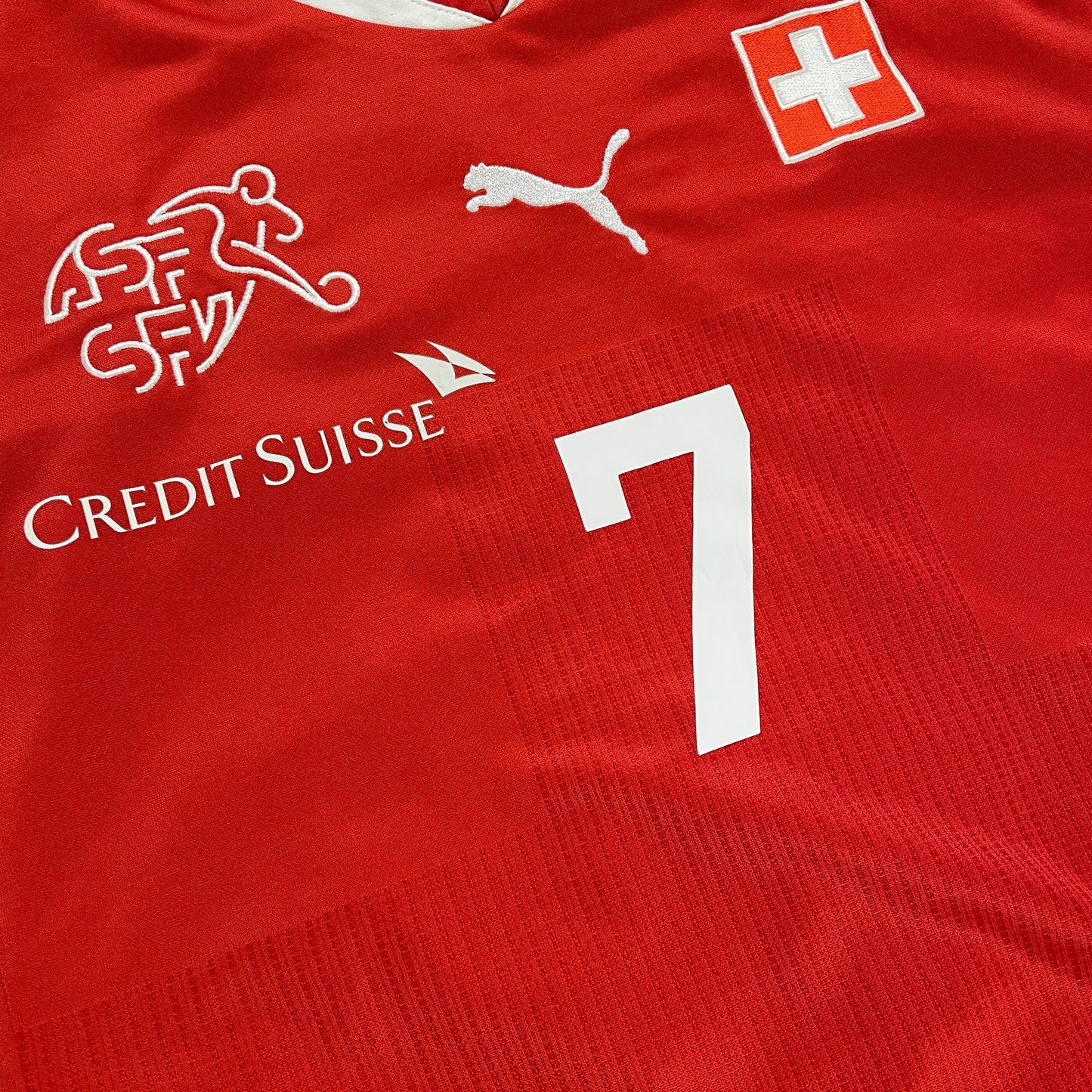 Puma Schweiz Barnetta Trikot rot Größe M 2010