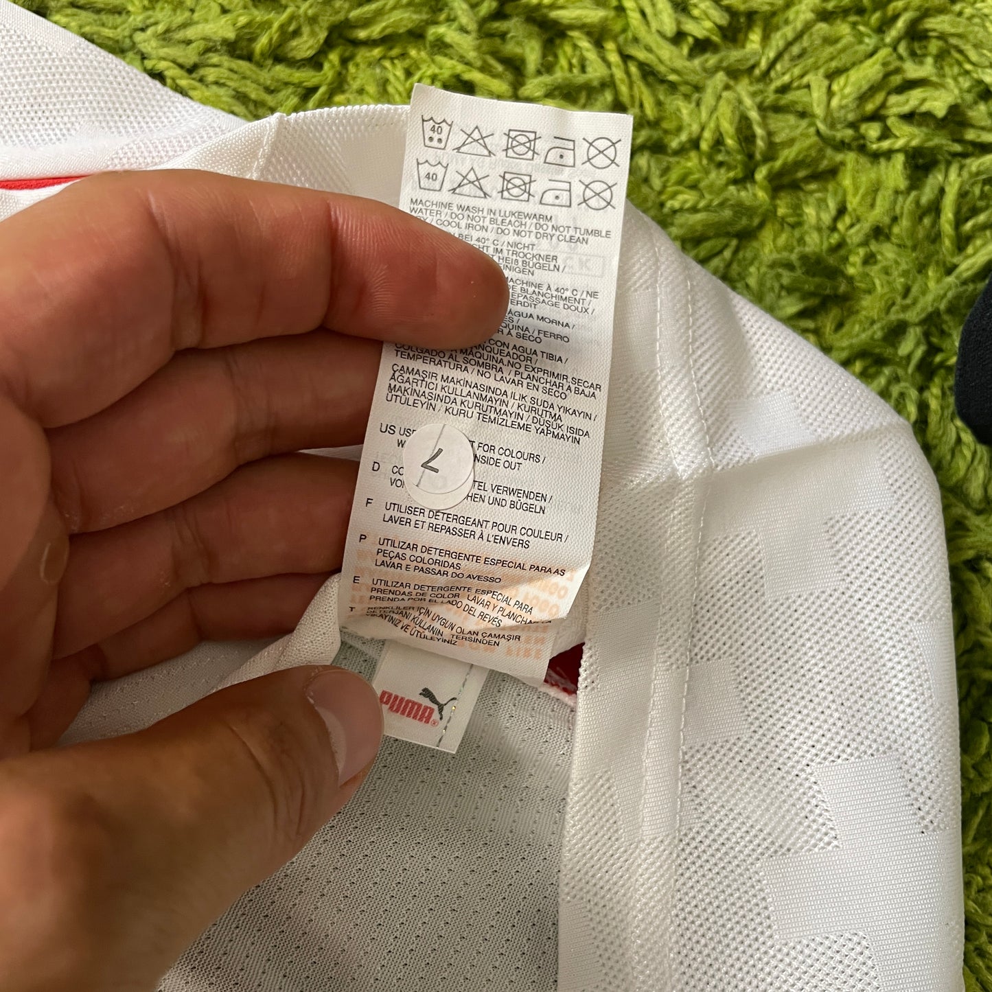 Puma Schweiz Trikot weiß Größe M 2010