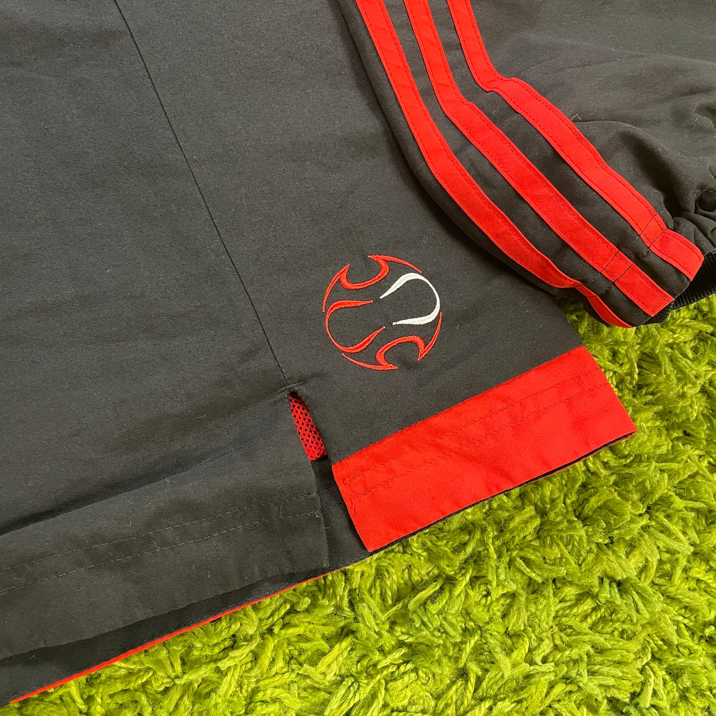 Adidas AC Mailand Milan Trainingsjacke Trackjacket schwarz Größe L 2007