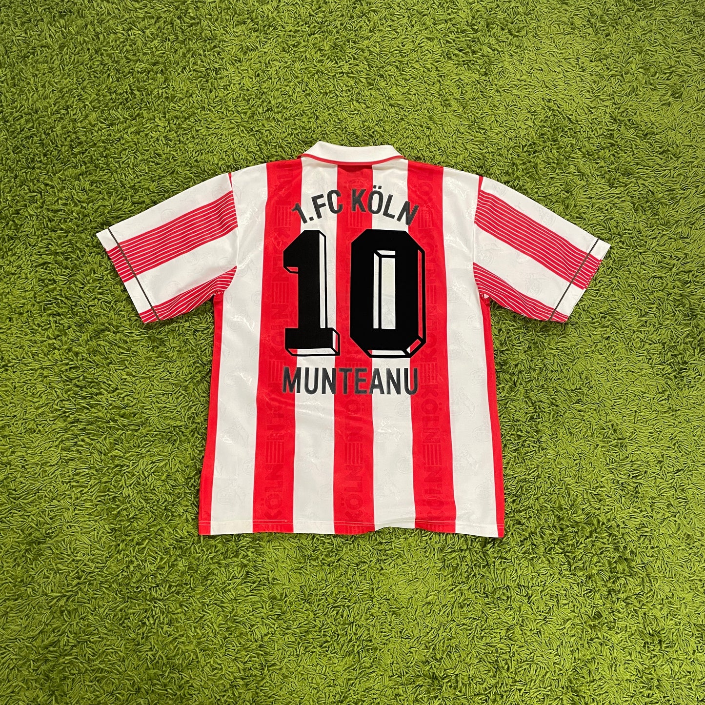 Puma 1. FC Köln Munteanu Trikot weiß Größe M 1995 1996