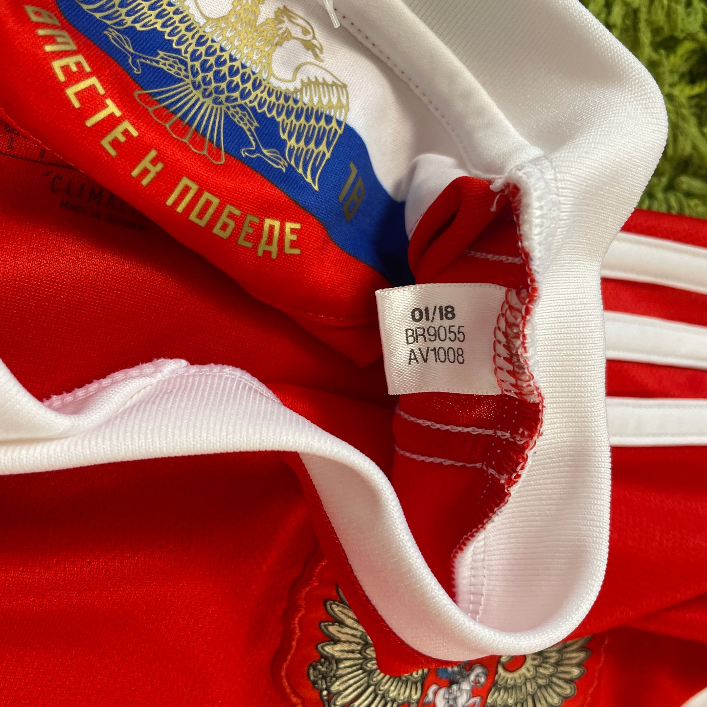 Adidas Russland Trikot rot Größe L 2018