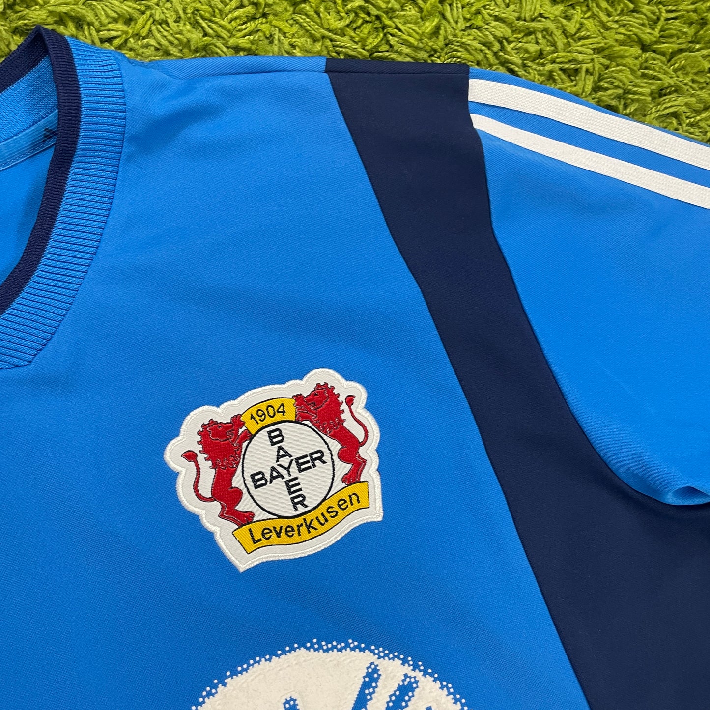 Adidas Bayer 04 Leverkusen Trikot blau Größe L 2001 2002 2003