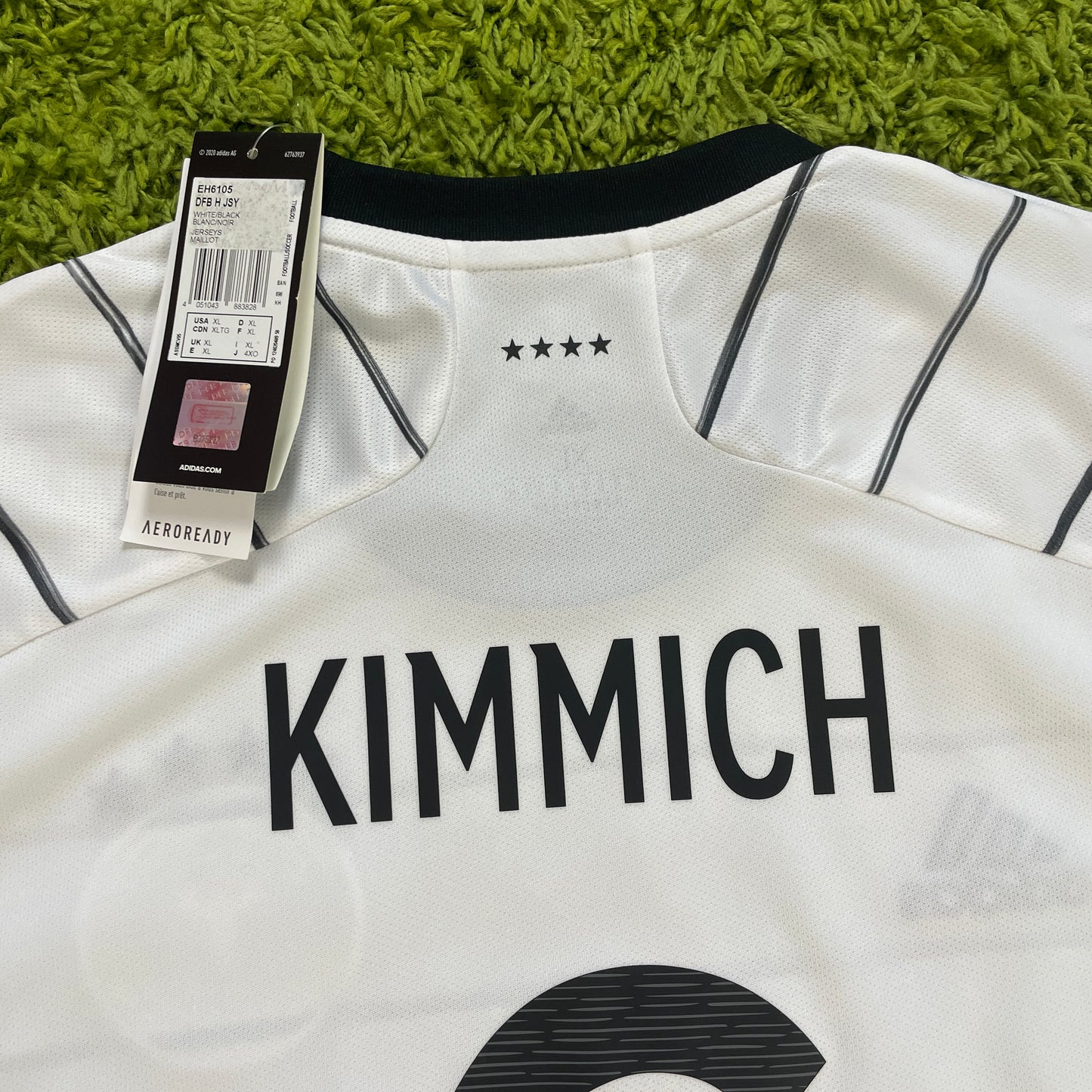 Adidas DFB Deutschland Trikot Kimmich Größe XL weiß 2020