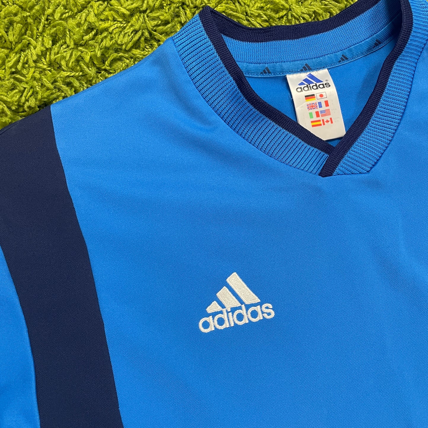 Adidas Bayer 04 Leverkusen Trikot blau Größe L 2001 2002 2003
