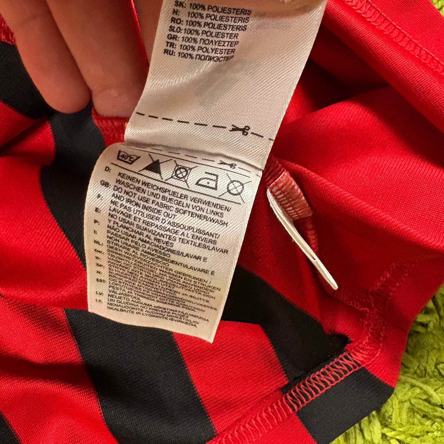 Adidas AC Mailand Milan Milano Ronaldo R9 Trikot rot Größe XL 2007 2008 #99