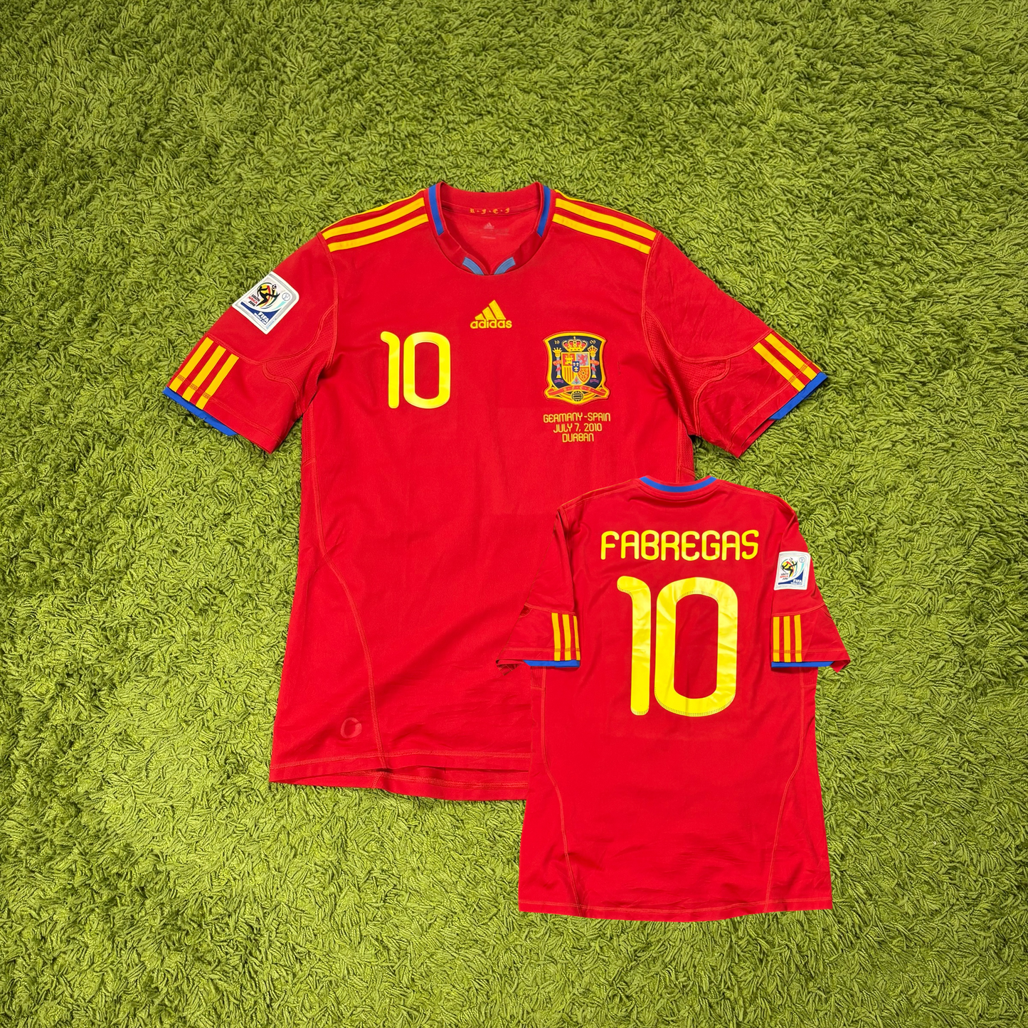 Adidas Spanien Fabregas Trikot rot Größe M 2010