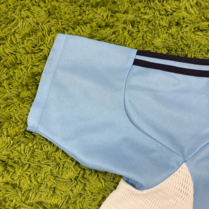 Adidas Argentinien Batistuta Trikot blau weiß Größe L 2002
