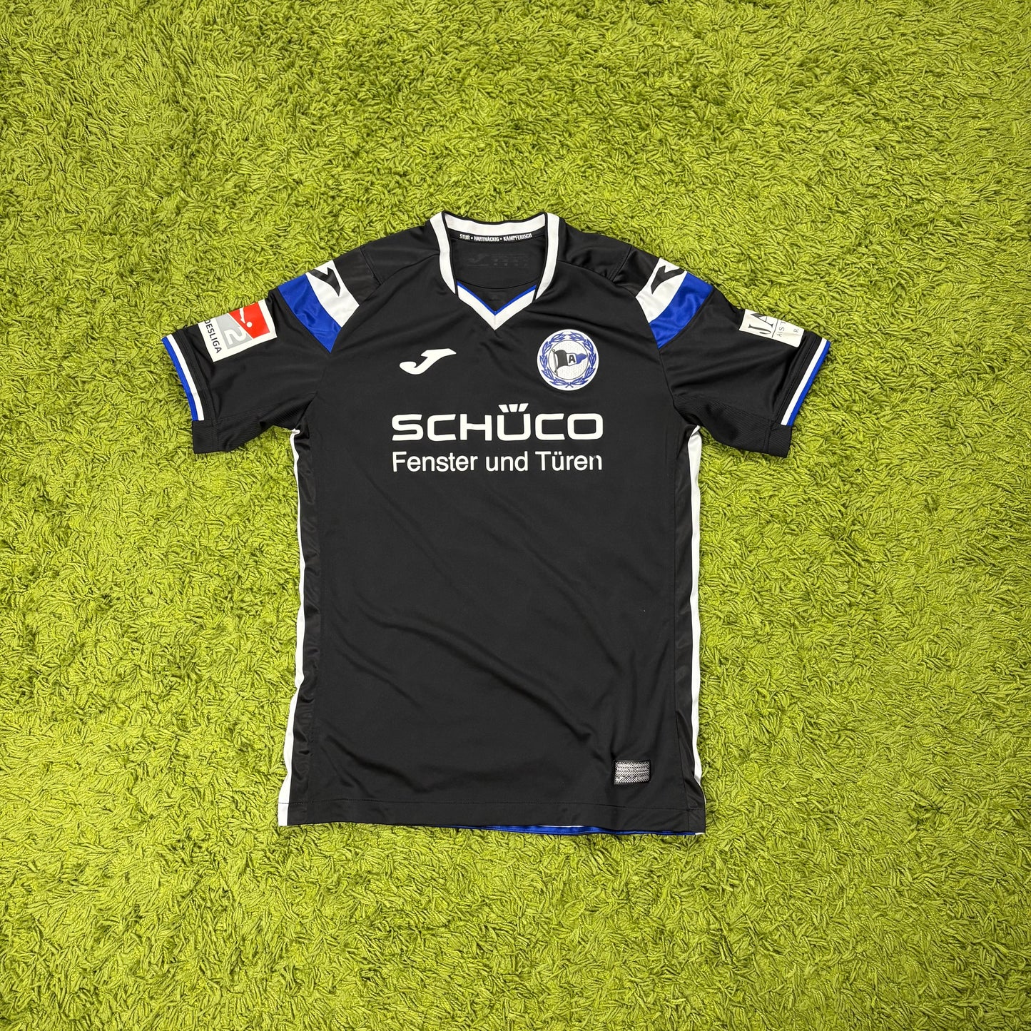 Joma Arminia Bielefeld Klos Trikot schwarz Größe M 2018 2019
