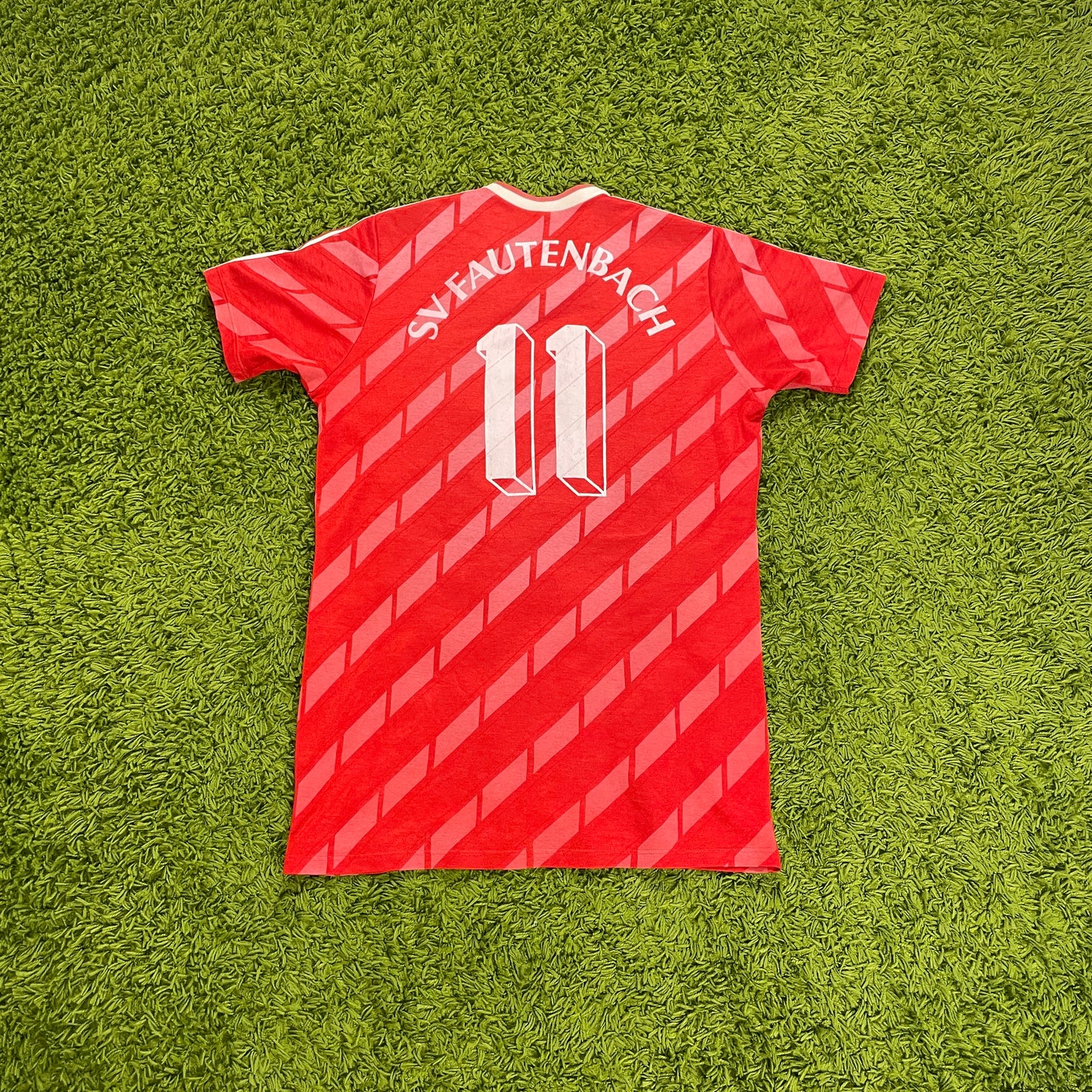 Adidas Trikot SV Fautenbach rot Größe XL 70er Jahre