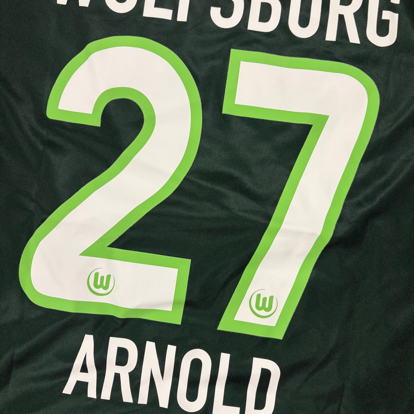 Nike VFL Wolfsburg Arnold Trikot Grün Größe L 2018 2019