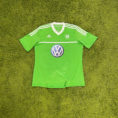 Adidas VFL Wolfsburg Trikot Olic Olić grün Größe XL 2012 2013