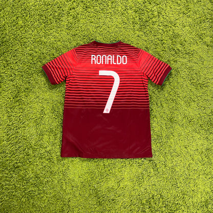 Nike Portugal Ronaldo Trikot rot Größe YXL - S 2014