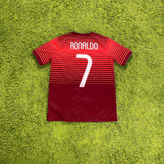 Nike Portugal Ronaldo Trikot rot Größe YXL - S 2014