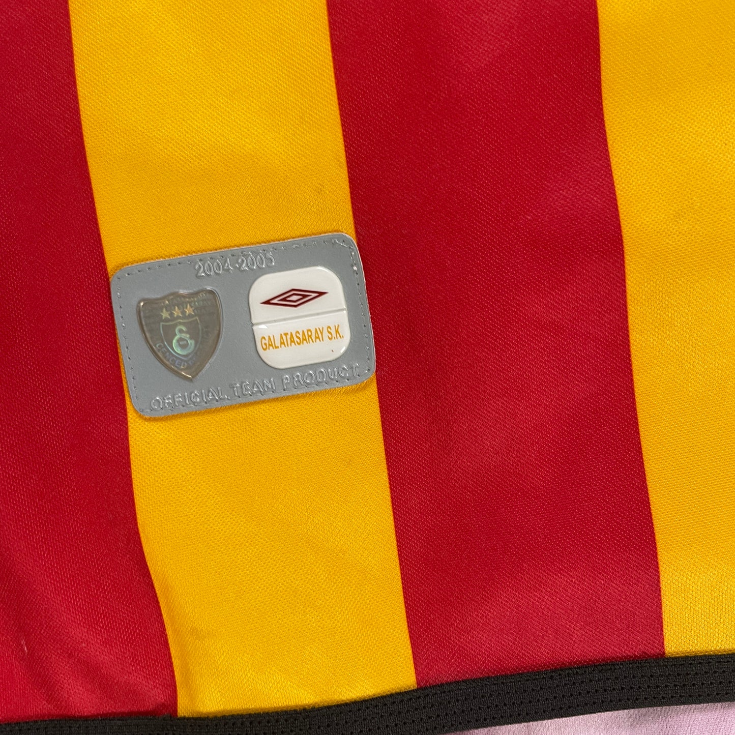 Umbro Galatasaray SK Trikot Necati Ates Größe XL rot 2004 2005 Matchworn