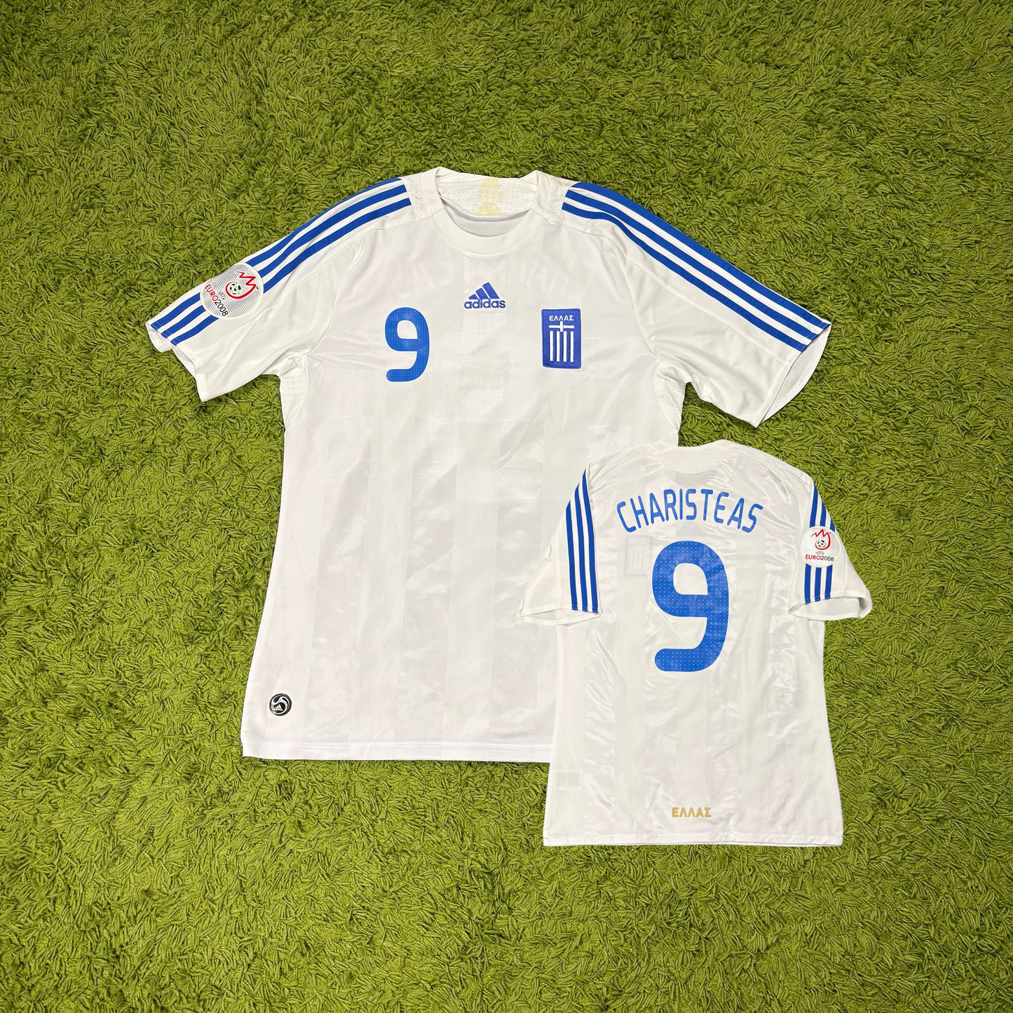Adidas Griechenland Trikot Charisteas weiß Größe M 2008