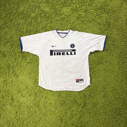 Nike Inter Mailand Milan Ronaldo R9 Trikot Weiß Größe M 1999 2000