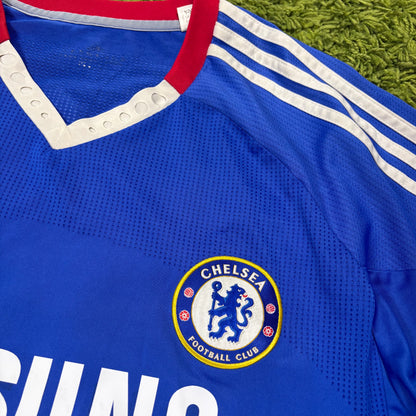 Adidas FC Chelsea Drogba Trikot blau Größe XXL 2010 2011