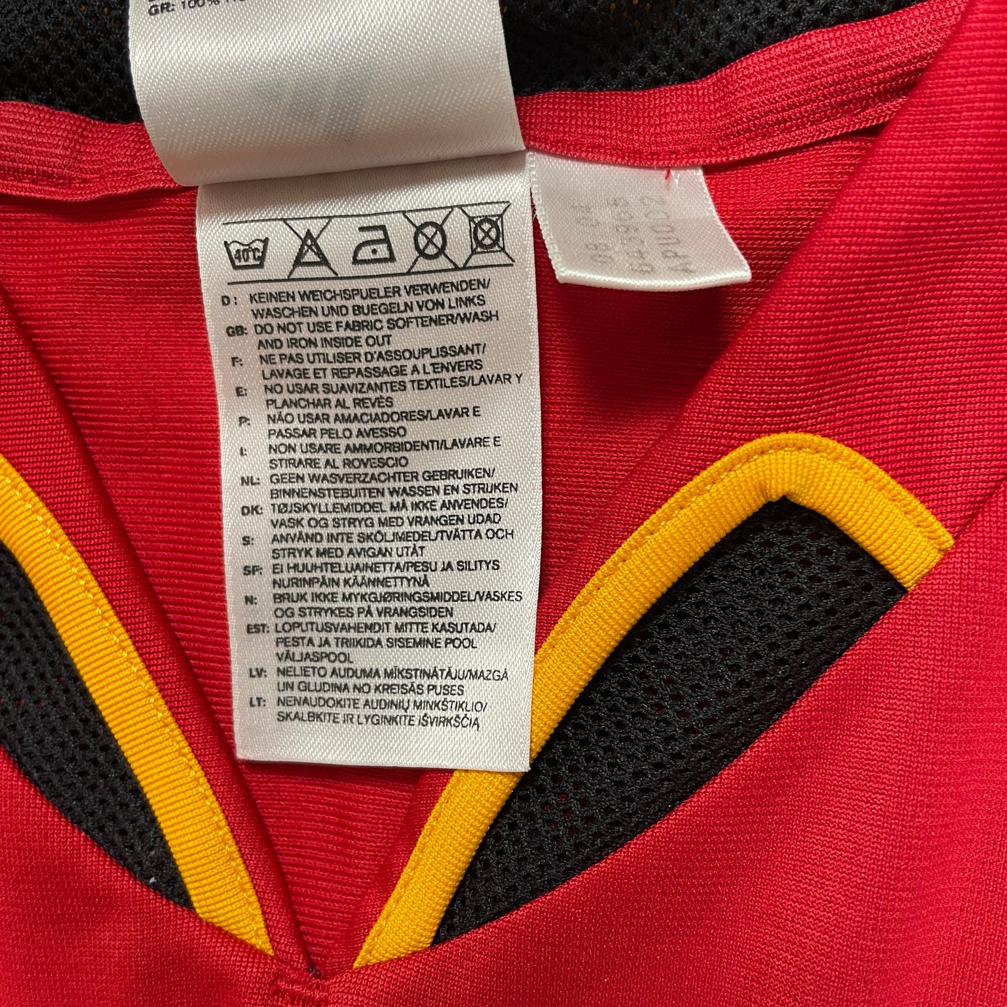 Adidas Deutschland DFB Trikot rot Größe M 2004