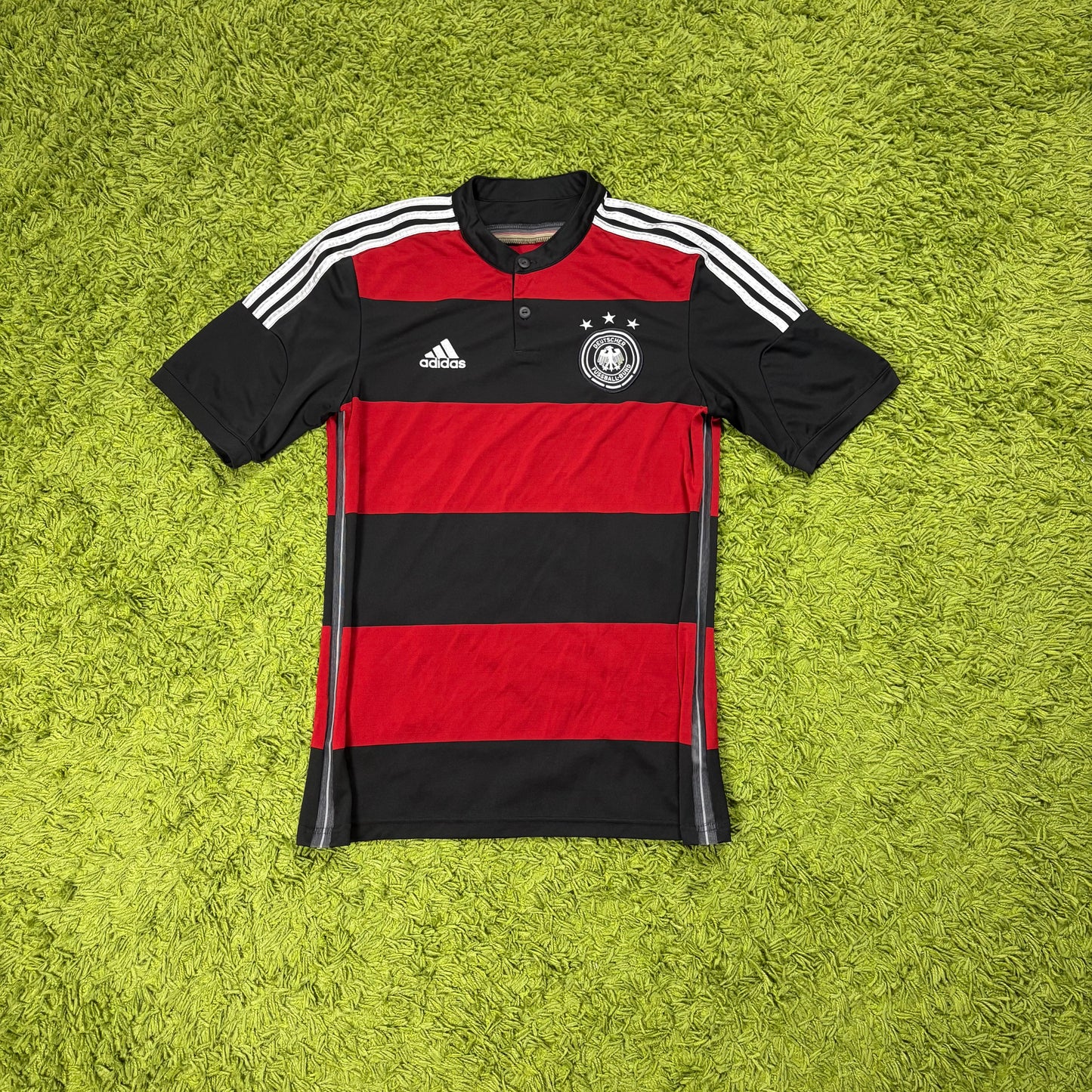 Adidas Deutschland DFB Trikot rot schwarz Größe M 2014