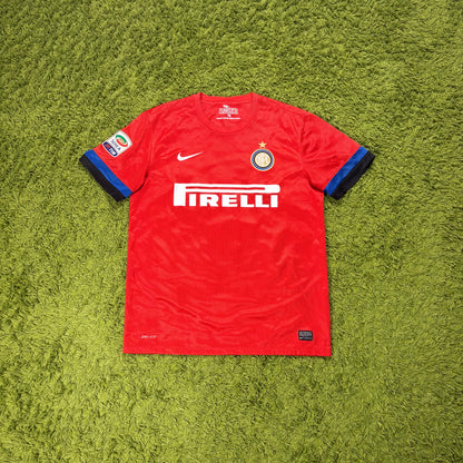 Nike Inter Mailand Milan Trikot Zanetti rot Größe L 2012 2013