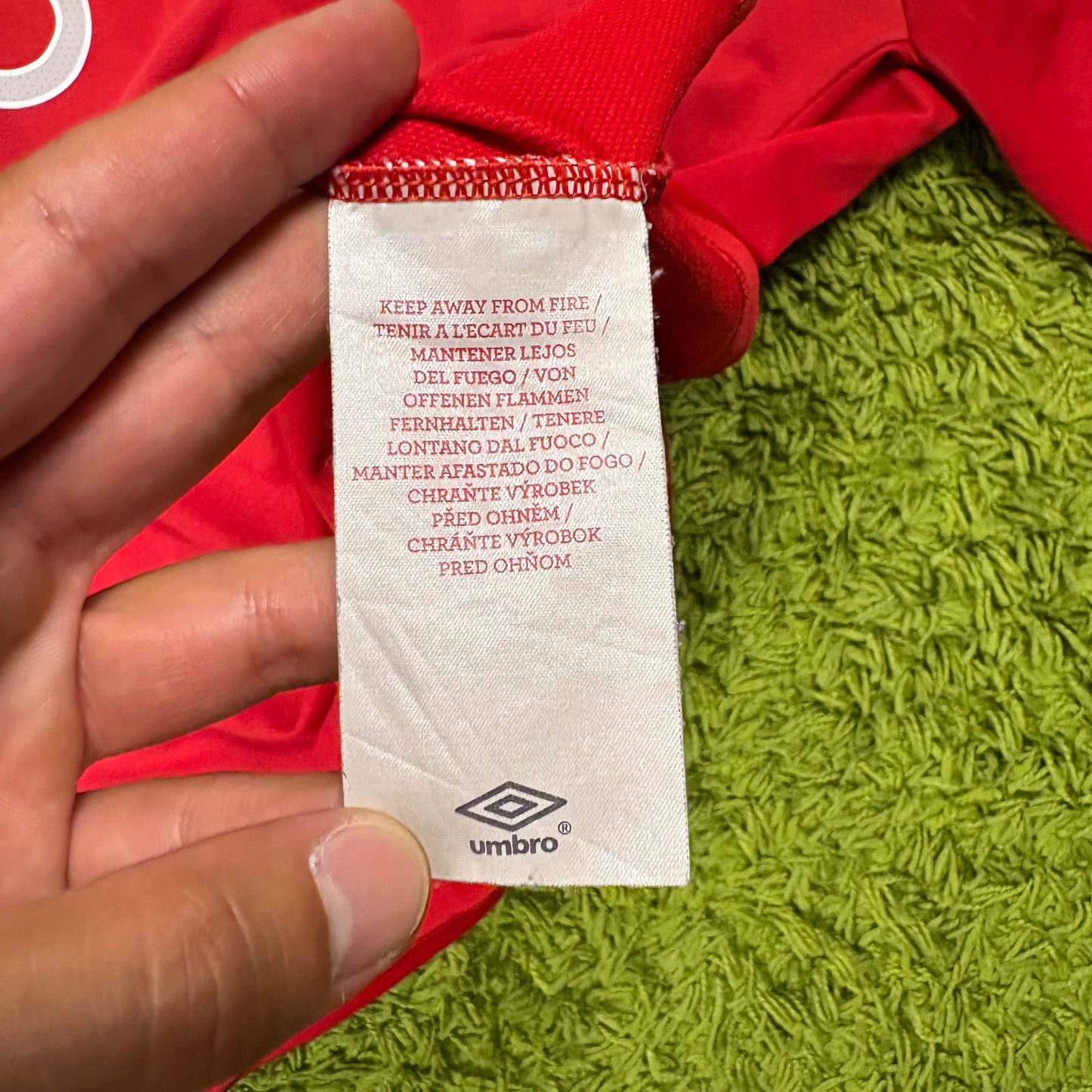 Umbro England Ferdinand Trikot rot Größe XL 2010