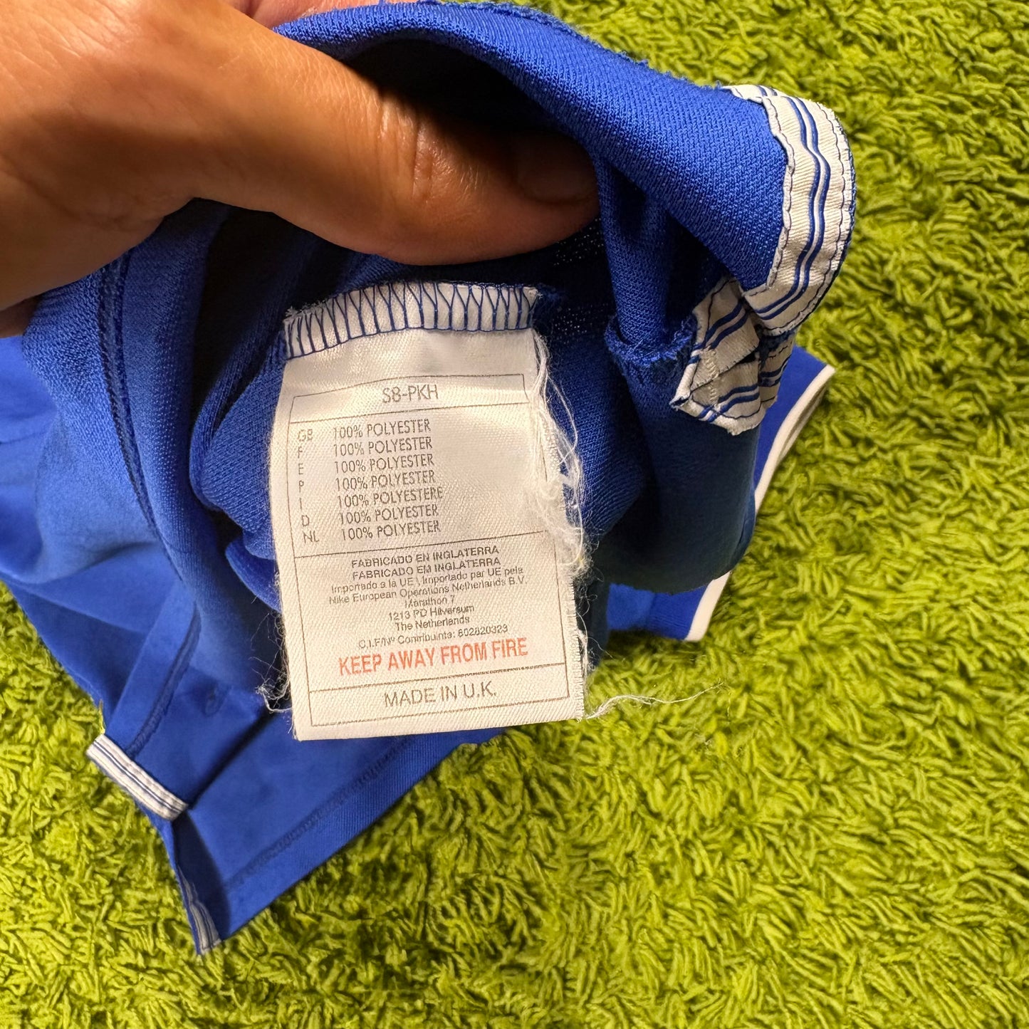 Nike Brasilien Ronaldo (Ronaldinho) Trikot blau Größe XL 1998