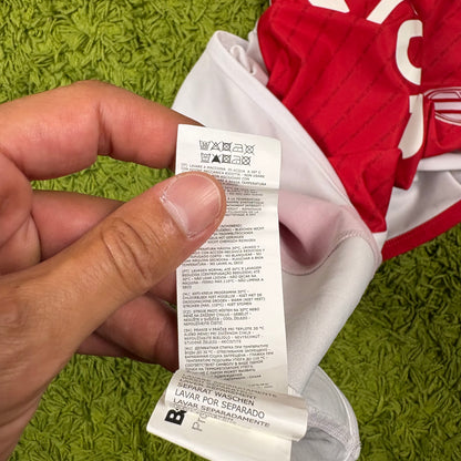 Kappa AS Monaco Tchouameni Trikot Weiß rot Größe M 2020 2021