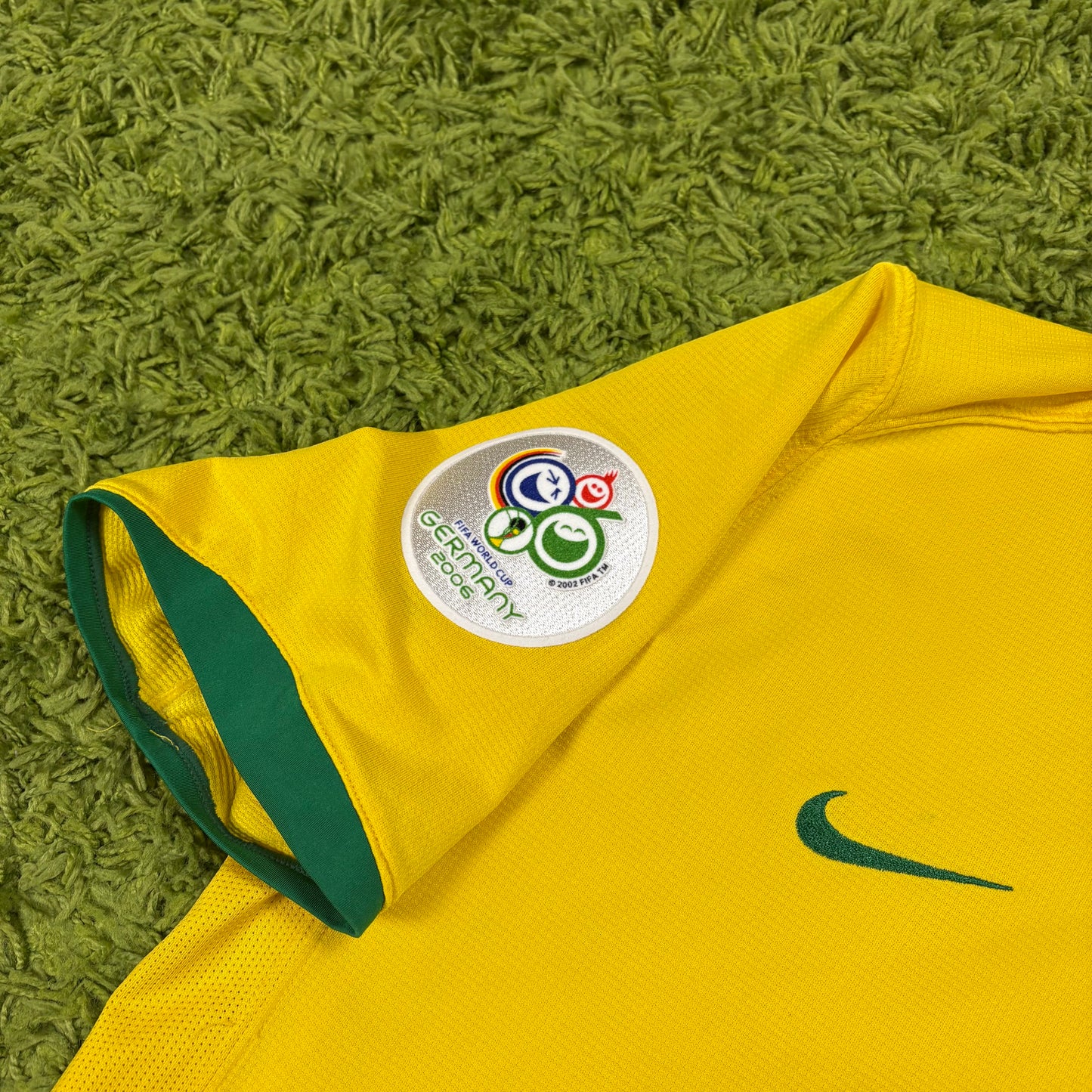 Nike Ronaldo Brasilien Trikot Gelb Größe M 2006