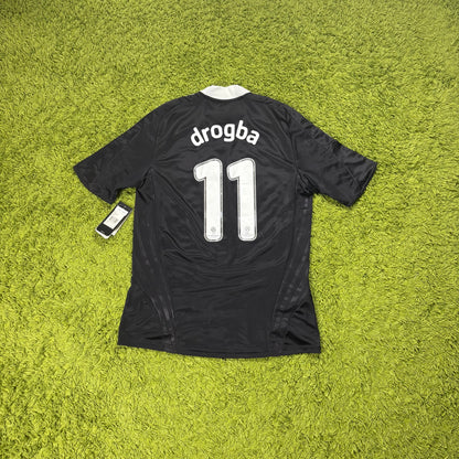Adidas FC Chelsea Drogba Trikot schwarz Größe L 2008 2009