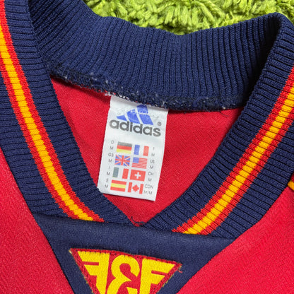 Adidas Spanien Raul Trikot rot Größe M 1998