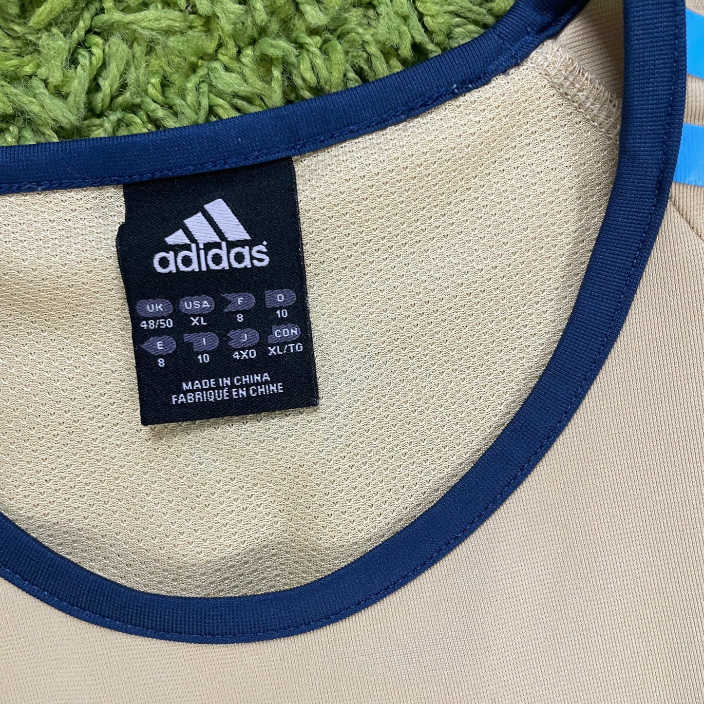 Adidas Olympique Marseille Tanktop Gold Größe L 2005