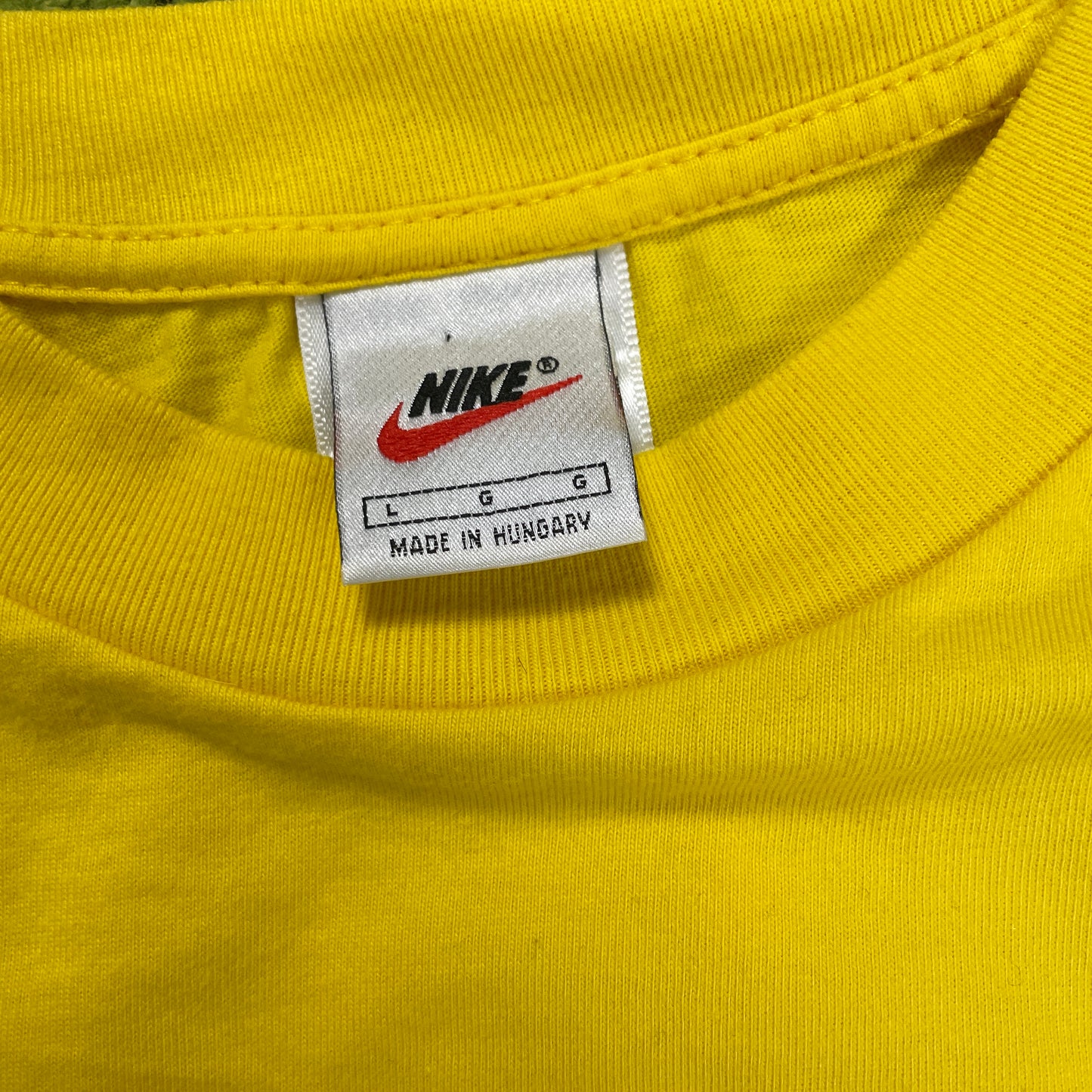 Nike Brasilien T Shirt gelb Größe L 2000er 90s