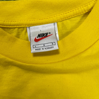 Nike Brasilien T Shirt gelb Größe L 2000er 90s