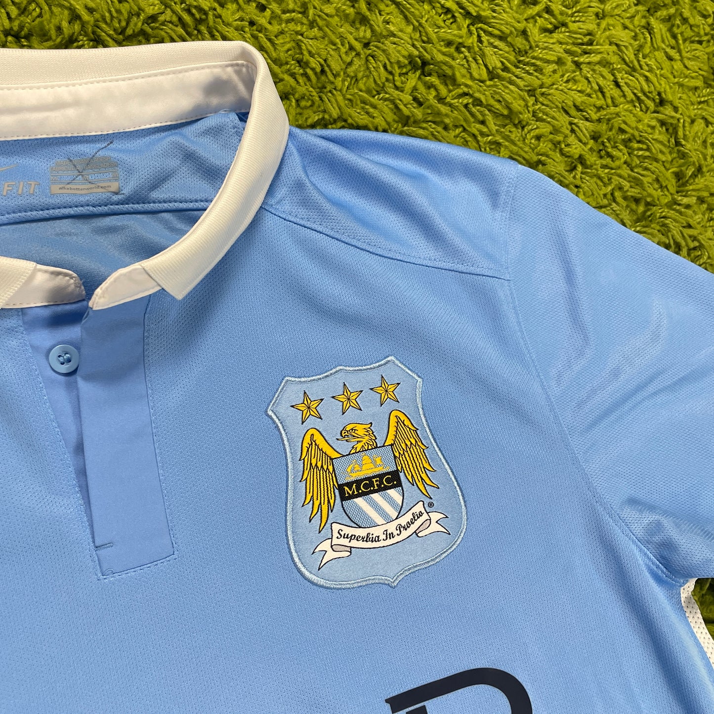 Nike Manchester City Trikot blau Größe M 2015 2016