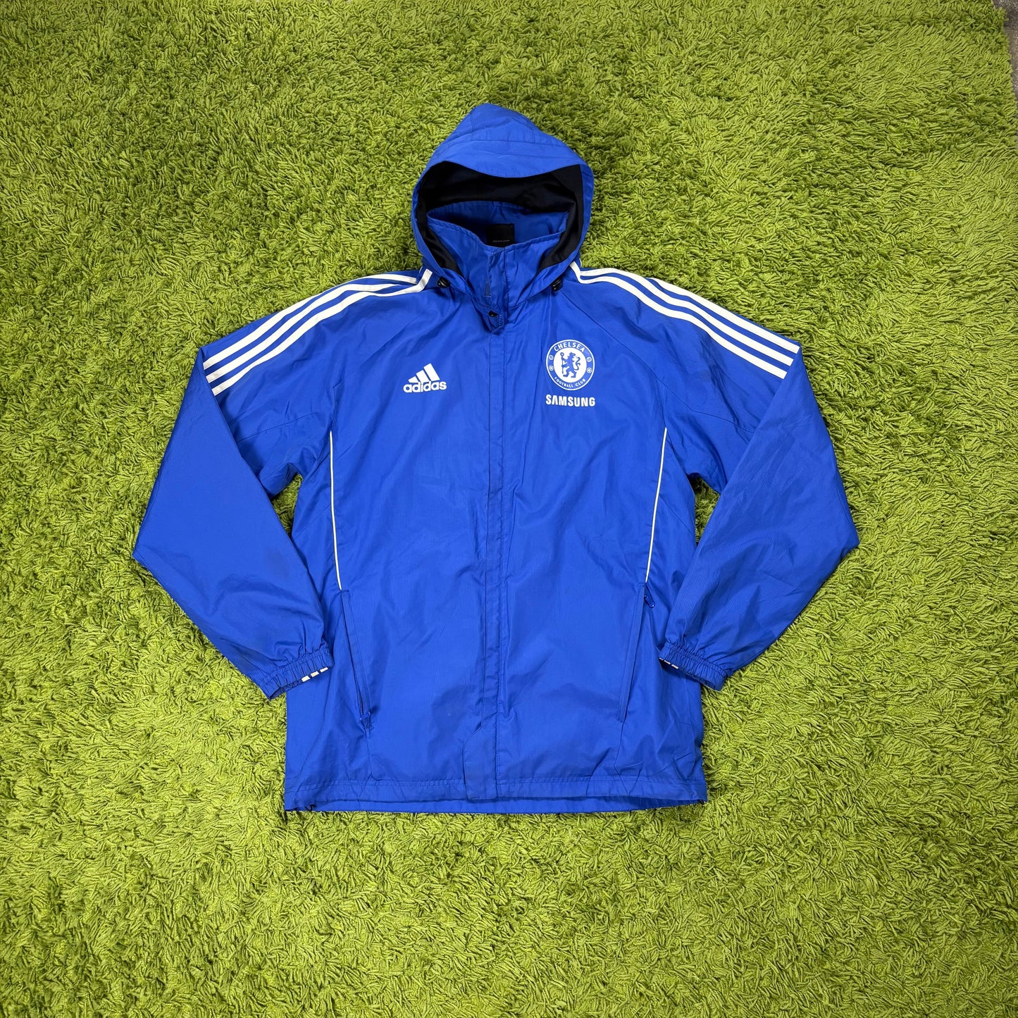Adidas FC Chelsea Trainingsjacke Jacke blau Größe M 2011