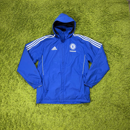 Adidas FC Chelsea Trainingsjacke Jacke blau Größe M 2011