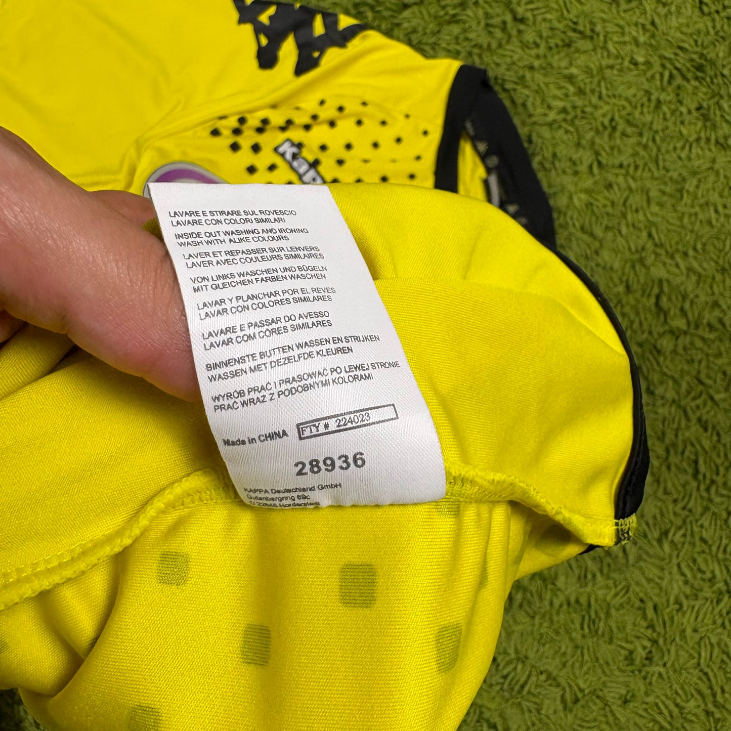 Kappa Borussia Dortmund Lewandowski Trikot Gelb Größe XL 2011 2012