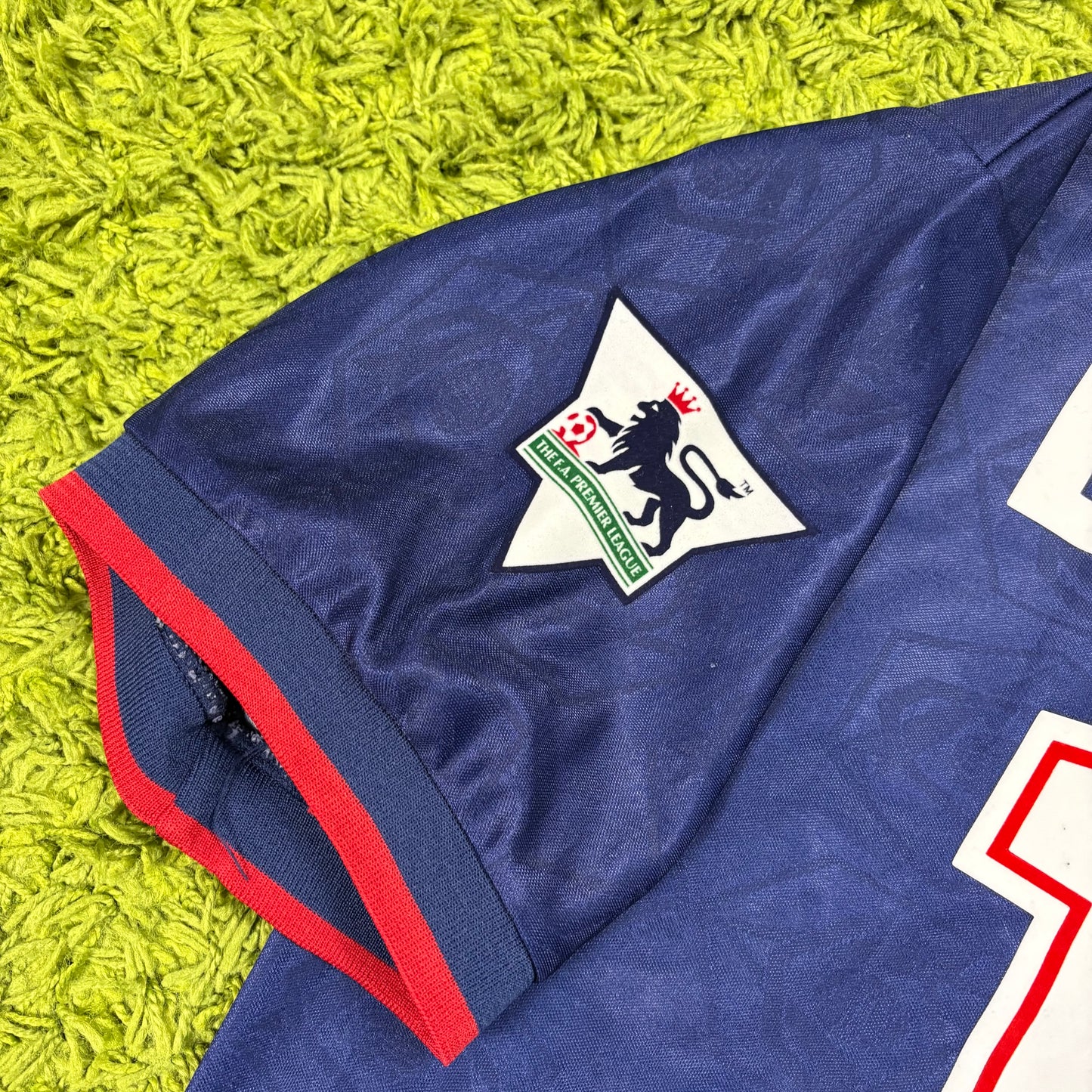 Nike Arsenal FC Bergkamp Trikot blau Größe L 1994 1995