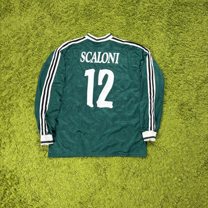 Adidas Deportivo La Coruna Scalomi Trikot Grün Größe XL Langarm 1999 2000