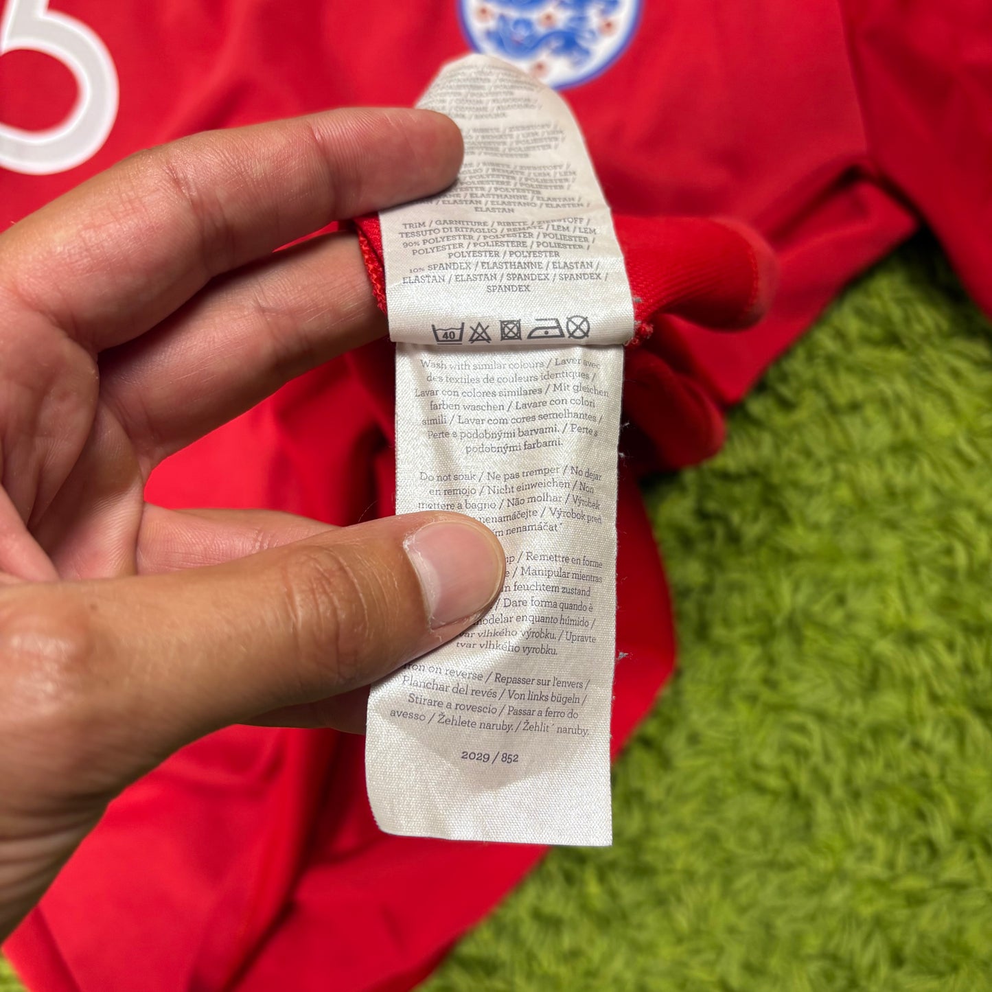 Umbro England Ferdinand Trikot rot Größe XL 2010